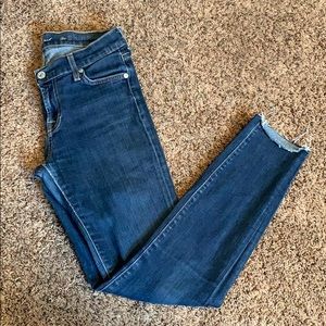 7 For All Man Kind Skinny Ankle Jeans